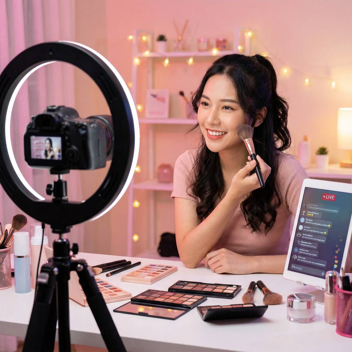 17c一起草美妆视频